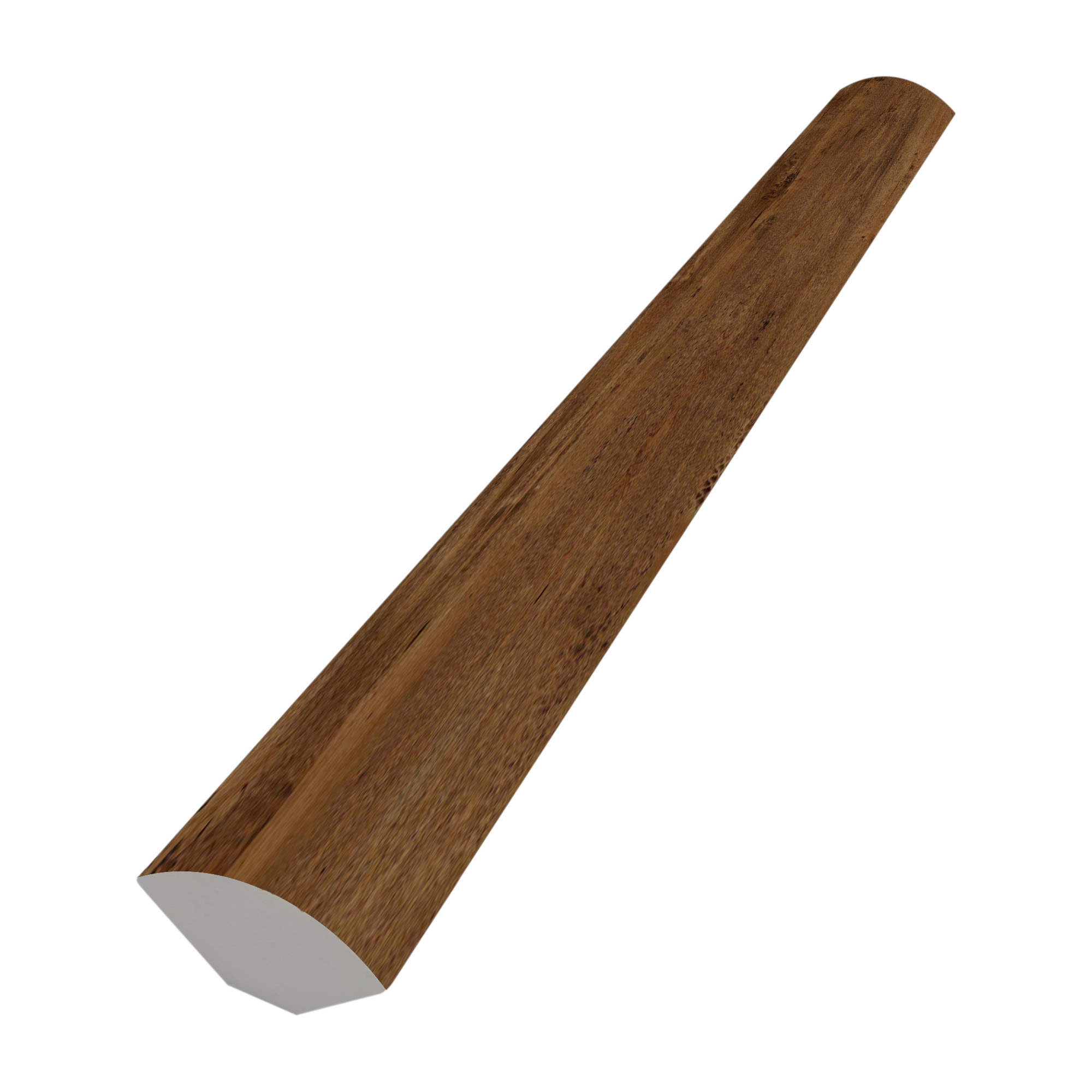 Lone Star Spirit Series LI-TS105-Q Quarter Round Moulding, 94-1/2 in L, 1.77 in W, SPC, Chocolate